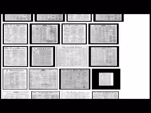 A grid of front pages from historic Welsh newspapers